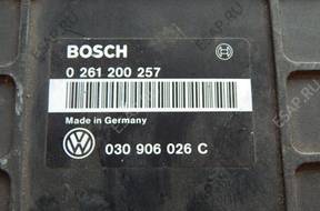 БЛОК УПРАВЛЕНИЯ VOLKSWAGEN GOLF 0261200257 030906026C