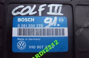 БЛОК УПРАВЛЕНИЯ VOLKSWAGEN GOLF 0261200275 1H0907311A