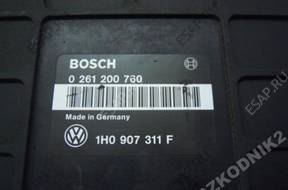 БЛОК УПРАВЛЕНИЯ VOLKSWAGEN GOLF 0261200760 1H0907311F