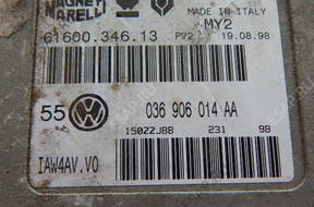 БЛОК УПРАВЛЕНИЯ VOLKSWAGEN GOLF IV ECU 036906014AA