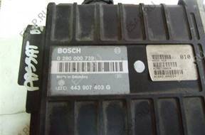 БЛОК УПРАВЛЕНИЯ VOLKSWAGEN SEAT 1.8 0280000739 443907403G