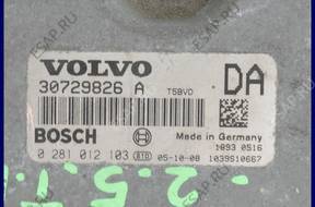 БЛОК УПРАВЛЕНИЯ VOLVO S60 V70 2.4D 30729826 0281012103 DA