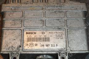 БЛОК УПРАВЛЕНИЯ VW 0261203707 /708 1H0907311 P -