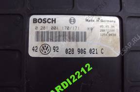 БЛОК УПРАВЛЕНИЯ VW   0281001170/171 028906021C