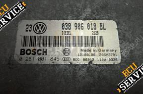 БЛОК УПРАВЛЕНИЯ VW 0281001845 038906018BL PLUG&PLAY