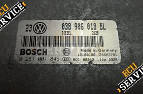 БЛОК УПРАВЛЕНИЯ VW 0281001845 038906018BL PLUG&PLAY
