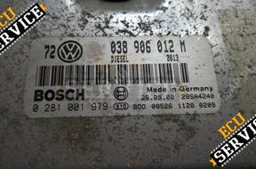БЛОК УПРАВЛЕНИЯ VW 0281001979 038906012M PLUG&PLAY
