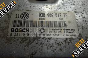 БЛОК УПРАВЛЕНИЯ VW 0281010174 038906012BF PLUG&PLAY