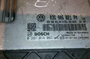 БЛОК УПРАВЛЕНИЯ   VW 0281014061, 03G906021PM
