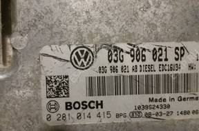 БЛОК УПРАВЛЕНИЯ VW 0281014415 03G906021SP