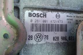 БЛОК УПРАВЛЕНИЯ VW 028906021df 0281001472-473