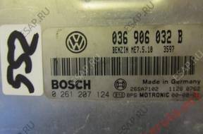 БЛОК УПРАВЛЕНИЯ VW 036906032B BOSCH 0261207124