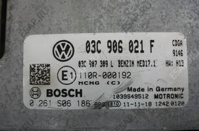 БЛОК УПРАВЛЕНИЯ VW 03C906021F 0261S0618 uszkodzony