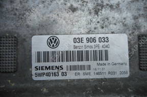БЛОК УПРАВЛЕНИЯ   VW 03E906033 5WP4016303