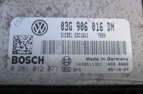 БЛОК УПРАВЛЕНИЯ   VW 03G906016DN / 0281012077