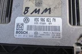 БЛОК УПРАВЛЕНИЯ   VW  03G906021FN / 0281012948