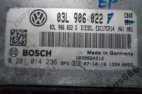 БЛОК УПРАВЛЕНИЯ   VW 03L906022EP 03L 906 022 EP