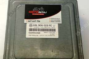 БЛОК УПРАВЛЕНИЯ VW 03L906023FC 5WP42643AA SIMOS PCR2.1