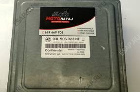 БЛОК УПРАВЛЕНИЯ VW  03L906023NF 5WP42927AA SIMOS PCR2.1