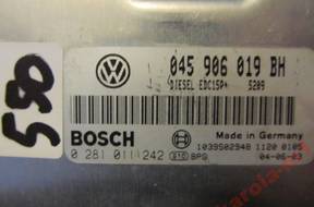 БЛОК УПРАВЛЕНИЯ VW 045906019BH BOSCH 0281011242