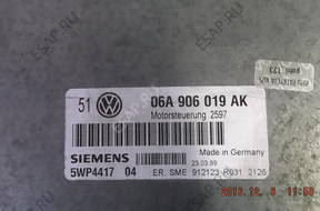 БЛОК УПРАВЛЕНИЯ   VW 06A 906 019 AK