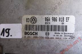 БЛОК УПРАВЛЕНИЯ VW 06A906018EF BOSCH 0261206324