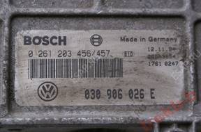 БЛОК УПРАВЛЕНИЯ VW - 1,3 0261203456/457 030906026E