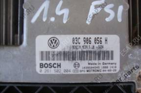 БЛОК УПРАВЛЕНИЯ VW 1.4 FSI   ДВИГАТЕЛЕМ 03C906056H
