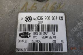 БЛОК УПРАВЛЕНИЯ VW 1.6 16V   ДВИГАТЕЛЕМ 036906034CN