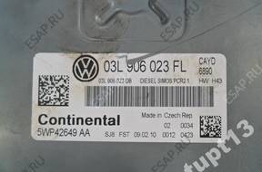 БЛОК УПРАВЛЕНИЯ VW 1.6 TDI   ДВИГАТЕЛЕМ 03L906023 FL