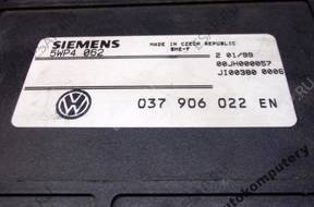 БЛОК УПРАВЛЕНИЯ VW 1.8 БЕНЗИН 037906022en 5wp4062