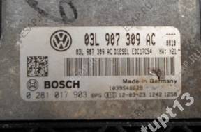БЛОК УПРАВЛЕНИЯ VW AMAROK   ДВИГАТЕЛЕМ 03L907309AC