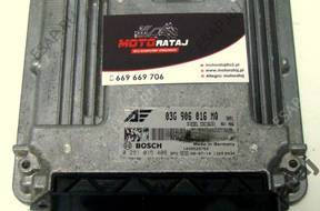 БЛОК УПРАВЛЕНИЯ  VW AUDI 0281015408 03G906016MQ EDC16U31
