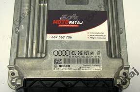 БЛОК УПРАВЛЕНИЯ VW AUDI 0281016683 03L906019AH EDC17CP14