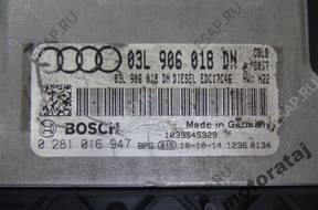 БЛОК УПРАВЛЕНИЯ VW AUDI 0281016947 03L906018DN EDC17C46