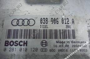 БЛОК УПРАВЛЕНИЯ   VW AUDI 038906012A 0281010120