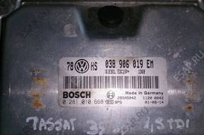 БЛОК УПРАВЛЕНИЯ VW, Audi 038906019EM, 0281010668