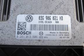 БЛОК УПРАВЛЕНИЯ   VW AUDI 03G906021HB 0281013606