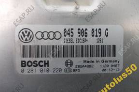 БЛОК УПРАВЛЕНИЯ   VW Audi 045906019G 0281010220