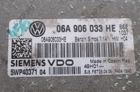 БЛОК УПРАВЛЕНИЯ VW AUDI 06A906033HE 5WP40371