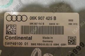 БЛОК УПРАВЛЕНИЯ   VW AUDI 06K907425B 5WP49100 01