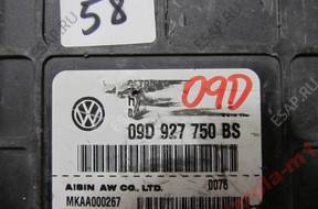 БЛОК УПРАВЛЕНИЯ VW AUDI 09D927750BS