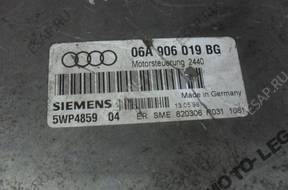 БЛОК УПРАВЛЕНИЯ VW AUDI 1.6 06A906019BG 5WP4859 04