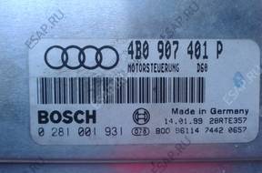 БЛОК УПРАВЛЕНИЯ   VW AUDI 4B0907401P 0281001931