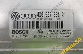 БЛОК УПРАВЛЕНИЯ   VW Audi 4D0907551 год, 0261204690