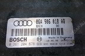 БЛОК УПРАВЛЕНИЯ VW AUDI A3 1,8 T 0261204678 06A906018AQ