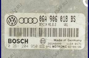 БЛОК УПРАВЛЕНИЯ VW AUDI A3 1.8 06A906018BS 0261204950