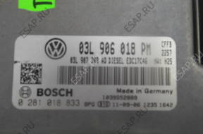 БЛОК УПРАВЛЕНИЯ VW AUDI   ДВИГАТЕЛЕМ 03L906018PM