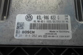 БЛОК УПРАВЛЕНИЯ VW AUDI   ДВИГАТЕЛЕМ 03L906022G