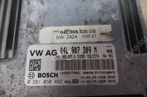 БЛОК УПРАВЛЕНИЯ VW AUDI   ДВИГАТЕЛЕМ 04L907309M